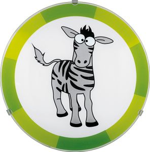 EGLO BIUBIU Wand & Deckenleuchte Kinderzimmer Zebra E27 weiss,E27,A++,94458