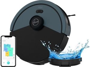 Hoover HG430H Hydro robotický vysavač a mopovací robot - výkon 4000 Pa - všechny podlahy - laserová navigace - senzor překážek - nabíjecí stanice