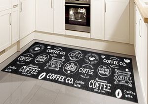 Teppich mit Schriftzug Coffee Größe - 67x180 cm