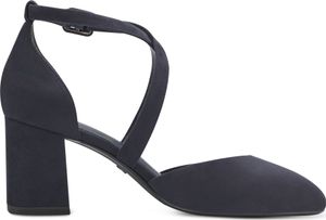 Tamaris Damen Pumps Kreuzriemen Blockabsatz Riemchenpumps 1-24414-41, Größe:40 EU, Farbe:Blau