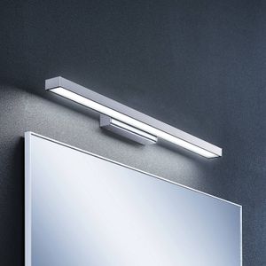 Lindby LED Wandleuchte, Wandlampe Bad 'Alenia' (spritzwassergeschützt (Modern) in Chrom aus Aluminium u.a. für Badezimmer (1 flammig,, inkl. Leuchtmittel) - Wandleuchten, Spiegelleuchte Badezimmer