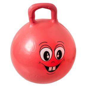 Idena Sprungball "Happy Face" rot ø 40 cm - 50 cm Hüpfball