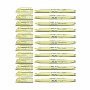 Pilot Frixion Light Soft Textmarker pastellgelb - 12er-Set