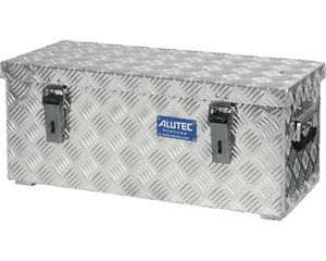 ALUTEC R37 L Aluminium Riffelblech Werkzeug Transportkiste 62,2 x 27,5 x 27 cm - R37 - 37 Liter