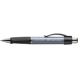 FABER-CASTELL Druckkugelschreiber GRIP PLUS steingrau Strichstärke: 0,5 mm