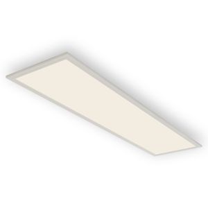 LED Sensor Panel BRILONER LEUCHTEN PIATTO, 38 W, 4100 lm, IP20, weiß, Kunststoff-Metall, 119,5 x 29,5 x 4,9 cm