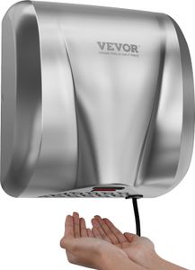 VEVOR Händetrockner 1300W Elektrischer Handtrockner 7-10s Trocknungszeit Kommerzieller Wandhandtrockner Handfön mit HEPA-Filter 99,97% Filtrationseffizienz Lufthandtrockner Küche Badezimmer Toilette VEVOR Händetrockner 1300W Elektrischer Handtrockner 7-10s Trocknungszeit Kommerzieller Wandhandtrockner Handfön mit HEPA-Filter 99,97% Filtrationseffizienz Lufthandtrockner Küche Badezimmer Toilette
