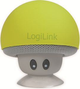 LogiLink Bluetooth Lautsprecher "Mushroom" gelb
