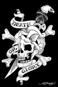 Ed Hardy Poster - Death Or Glory (91 x 61 cm)