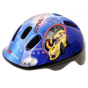 Kask ochronny Meteor, kask dziecięcy, kask rowerowy, rolki, kask MV6-2 dziecięcy kask rowerowy, rozmiar S 48-52 cm Racing