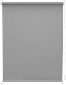 Lichtblick Rollo Klemmfix, ohne Bohren, verspannt, Verdunkelung Grau, 150 cm, 120 cm x 150 cm (B x L)