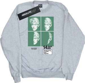 David Bowie - "1983" Sweatshirt für Herren BI19265 (3XL) (Grau)