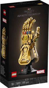 LEGO Marvel Super Heroes Infinity Handschuh, Avengers-Set für Erwachsene mit Modell von Thanos' Gauntlet zum Bauen, Fanartikel, Geschenk für Männer, Frauen, Sie und Ihn 76191