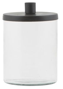 IB Laursen - Kerzenhalter für Stabkerze (glas mit Metalldeckel)