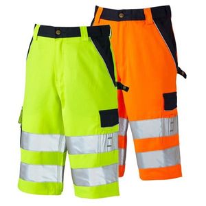 Dickies Industry300 Warnschutz Shorts, Farbe:gelb, Größe:54