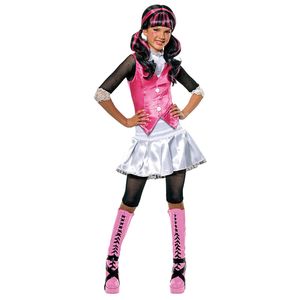 Kinder Draculaura Kostüm (Monster High) Größe: L / 140-146 (8-10Jahre)