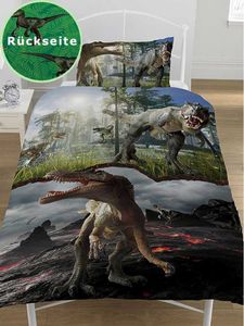 Bettwäsche Jurassic World Dinosaurier Pretador 137x198/ 50x75cm