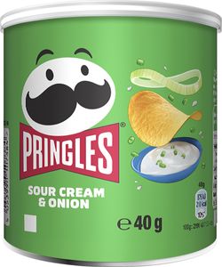 Pringles Sour Cream and Onion o smaku kwaśnej śmietany i cebuli 40g