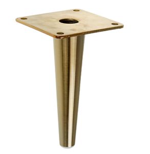 Metallfuß aus Stahl 13 CM gerade, Sofafuß, Schrankfuße, Metallfüße, Antikes gold