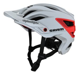 Troy Lee Designs A3 MIPS Helm, SRAM, white/red, Größe:XS/S