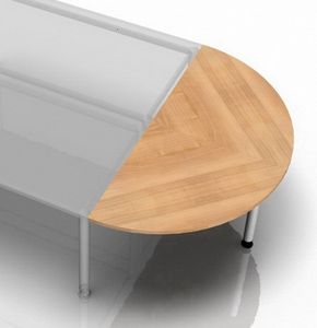 Ansatztisch Halbkreis HA160, 160 x 80 cm