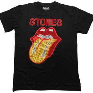 The Rolling Stones - T-Shirt für Herren/Damen Unisex RO3325 (XXL) (Schwarz)