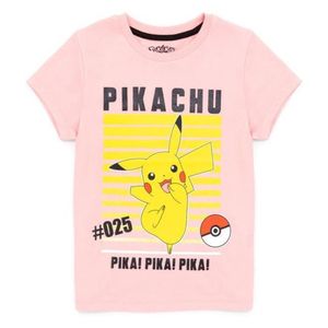 Pokemon - T-Shirt für Mädchen NS6486 (128) (Pink)