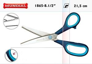 Mundial Professional Zackenschere 8,5 Zoll mit Soft Griff, 22cm Mundial Professional Zackenschere 8,5 Zoll mit Soft Griff, 22cm