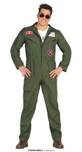 Kostým Jet Pilot pre mužov M/L, veľkosť:M