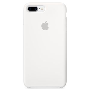 iPhone 8 Plus / 7 Plus Hülle - Silikon - Apple Backcover - Weiß