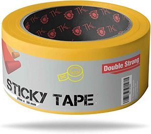 toolmate® 3x Doppelseitiges Klebeband - extra stark - double sided tape 25m x 38 mm Spiegelklebeband selbstklebend Doppelklebeband