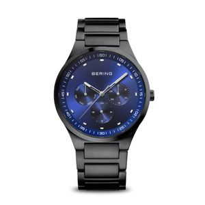 Bering - Armbanduhr - Uni Classic schwarz gebürstet - 11740-727