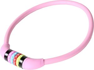 M-Wave DS 12.6,5 S Fahrradschloss Kinder Zahlenschloss pink