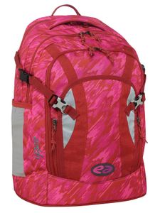 YZEA Schulrucksack Pro Rucksack für Mädchen höhenverstellbar der wächst mit Spicy Pink
