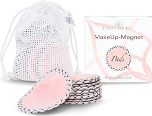 Abschminktücher aus Microfaser - MakeUp Magnet Pads - beidseitig verwendbare Gesichtsreinigungstücher