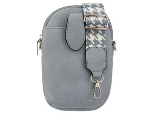 Hernan HB0376 Handytasche mit breitem Gurt light blue