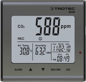 TROTEC CO2-Luftqualitätsdatenlogger BZ30 | Messgerät | Messen | Luftqualität | Datenlogger