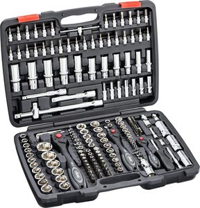VIGOR V2461 172-dielna súprava 1/4"+3/8"+1/2"