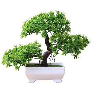 Begrüßung Kiefer Bonsai Simulation Künstliche Topfpflanze Ornament Home Decor Green