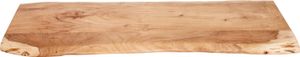 SAM® Tischplatte Baumkante Akazie Natur 120 x 40 cm CURTIS