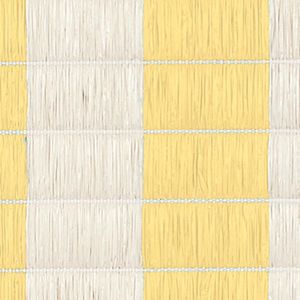 Balkon Sichtschutz Blätterzaun, Maße: 90x300cm, Farbe: Gelb - Hellbeige