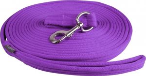 Longierleine Longe Führleine Führstrick QHP 8m mit Tasche 9 Farben Farbe - lila