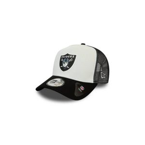 New Era - NFL Las Vegas Raiders Colour Block Trucker Snapback Cap - Schwarz-Weiß : Schwarz-Weiß One Size Farbe: Schwarz-Weiß Größe: One Size