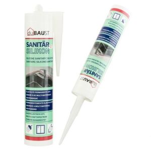 Silikon sanitarny duBaust SAS24, utwardzalny, 310 ml, biały