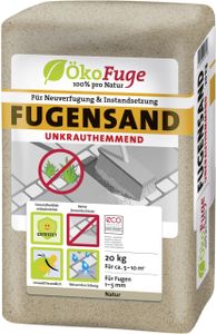 ÖkoFuge Fugensand Unkrauthemmend hell 20 kg