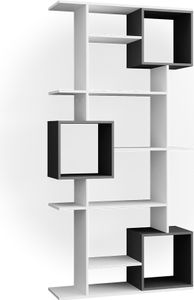 Vicco Dělicí stěna Cube, 92 x 187.7 cm, Bílá/Antracit