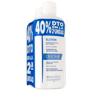 Ducray Elucion Rebalancing Shampoo Anti-dandruff Duo 2 X 400 Ml