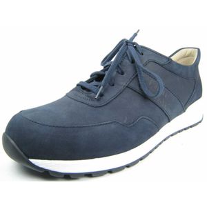 Finn Comfort Prezzo, Blau, Herrenschuhe, Schnürer, Leder, NEU - Herrenschuhe Sneaker / Schnürschuh, Blau, leder (nubuk)