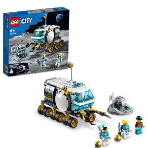 LEGO 60348 City Mond-Rover Weltraum-Spielzeug mit Astronauten-Minifiguren aus der LEGO NASA Serie, für Kinder ab 6 Jahre