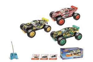 Fahrzeug Fernsteuerung Hot Wheels Rock Monster (17 x 13 x 17 cm)  BigBuy Kids